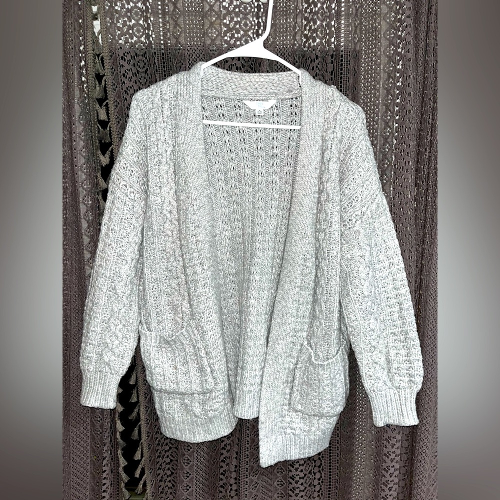 Brand New Women’s Gray Sweater Cardigan Small New Without Tags